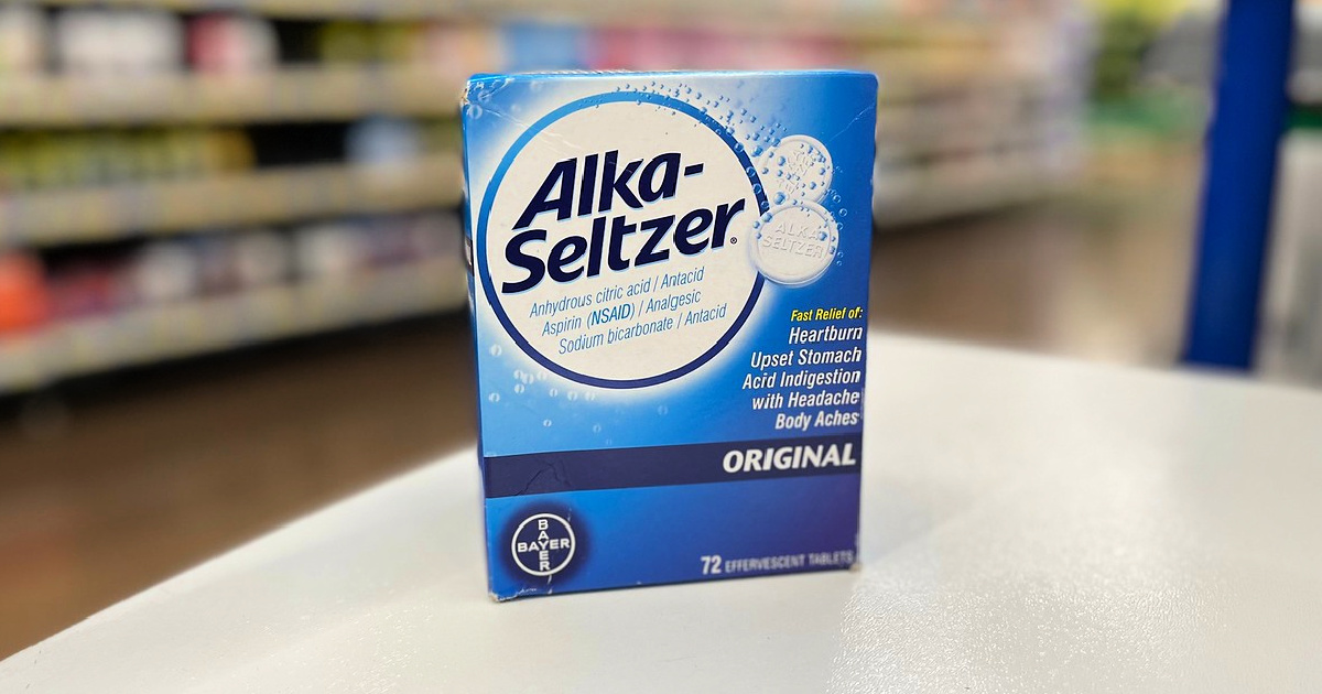 Alka-Seltzer Tablets 72-Count Box