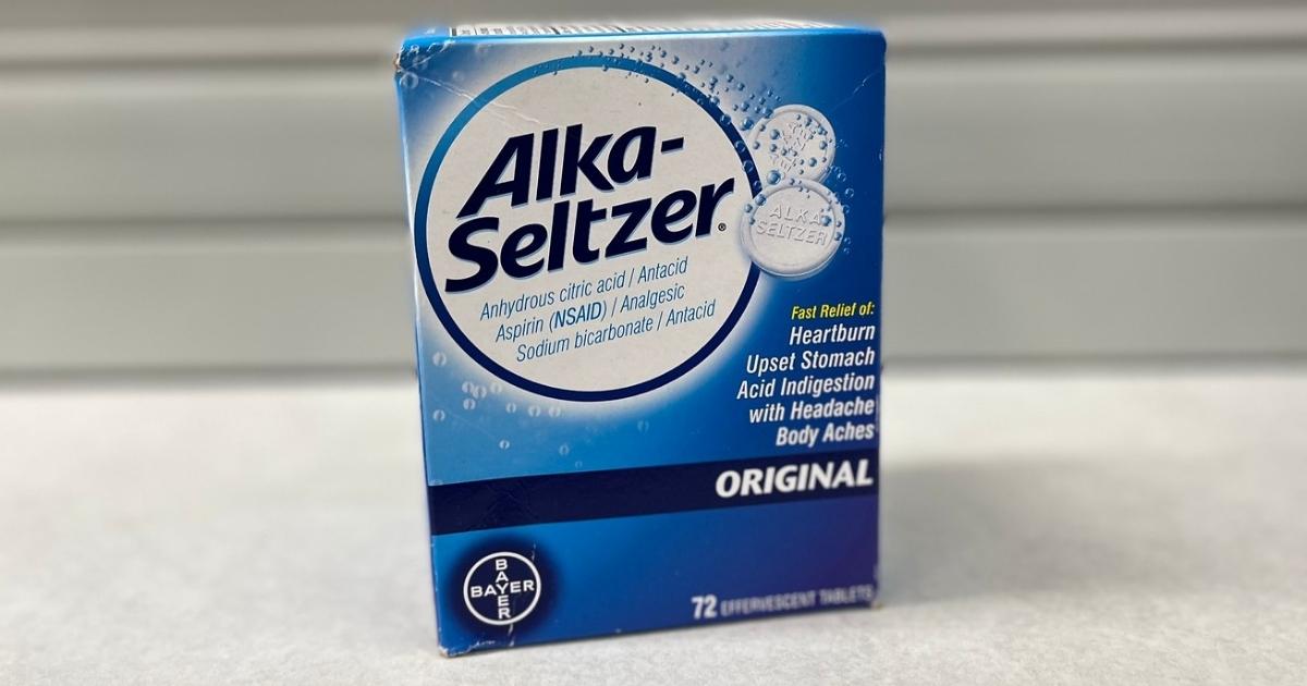 Alka-Seltzer Tablets 72-Count Box