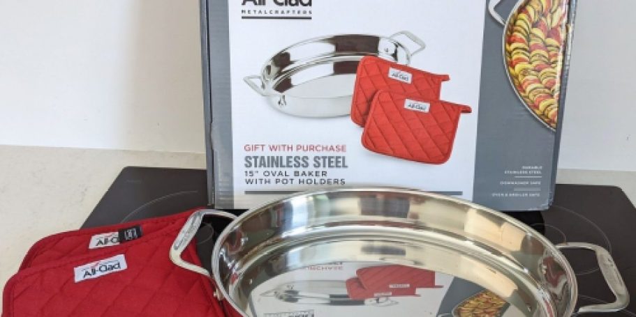 All-Clad Stainless Steel Baker & Pot Holders Only $39 Shipped on Macys.com (Regularly $80)