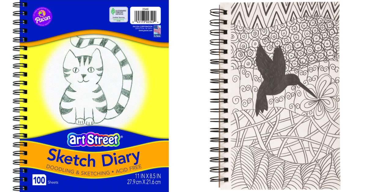 Sketch Pad (x2) - Paper for Artwork - Ideal for Dry Media - Erasable & –  Norberg and Linden