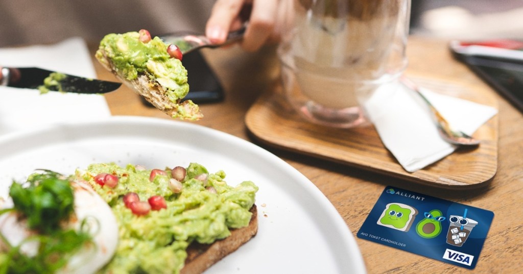 credit card on table at brunch