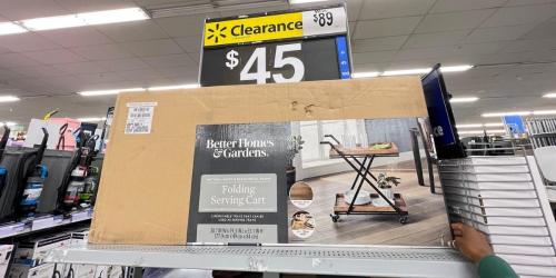 Better Homes & Gardens Folding Serving Cart Possibly Only $45 at Walmart (Regularly $89)