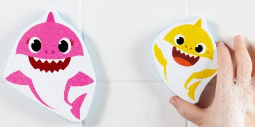 Baby Shark Foam Bath Stickers 30-Piece Set w/ Mesh Storage Bag Just $6.89 on Amazon (Regularly $15)