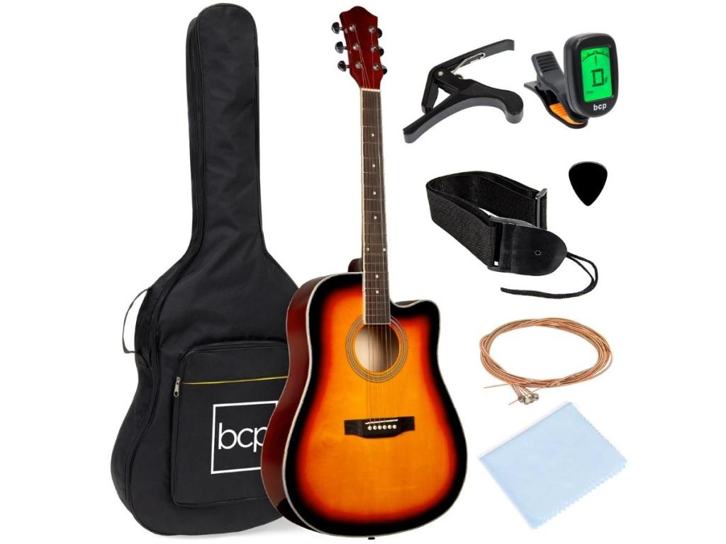 best choice products acoustic guitar set