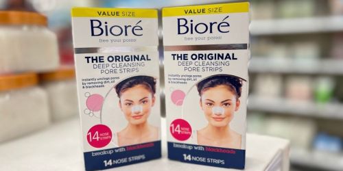 Bioré Value Size Deep Cleansing Pore Strips 14-Count Only $5.26 Shipped on Amazon (Regularly $10) + More Biore Skincare Deals