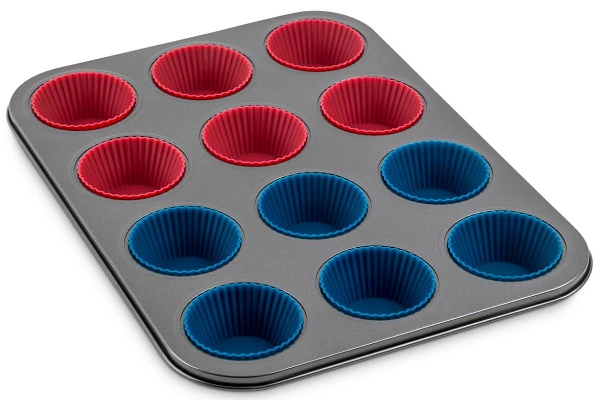 Brooklyn Steel Co. Muffin Pan and Liners Set