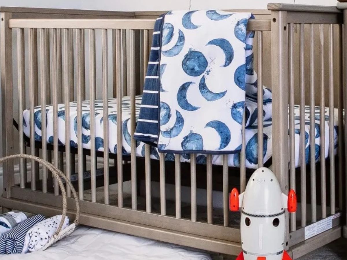 Burt's bees crib outlet bedding set