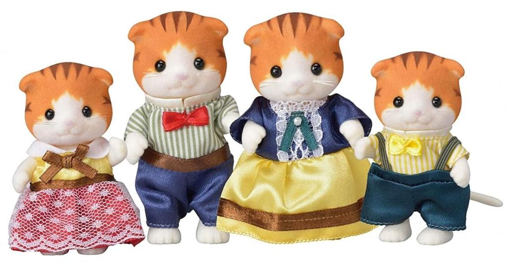 Calico Critters Maple Cat Family Dolls