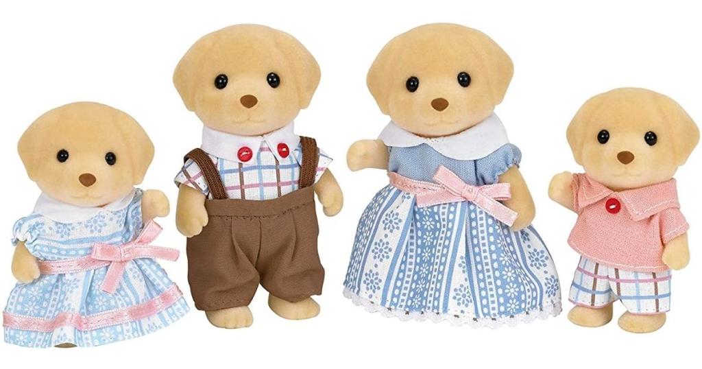 Calico Critters Yellow Labrador Family Dolls