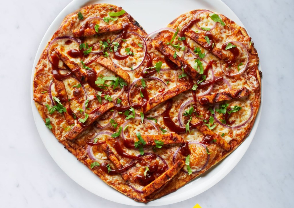 california pizza heart shaped