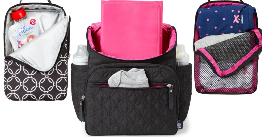 Carter's Diaper Backpack with accessories