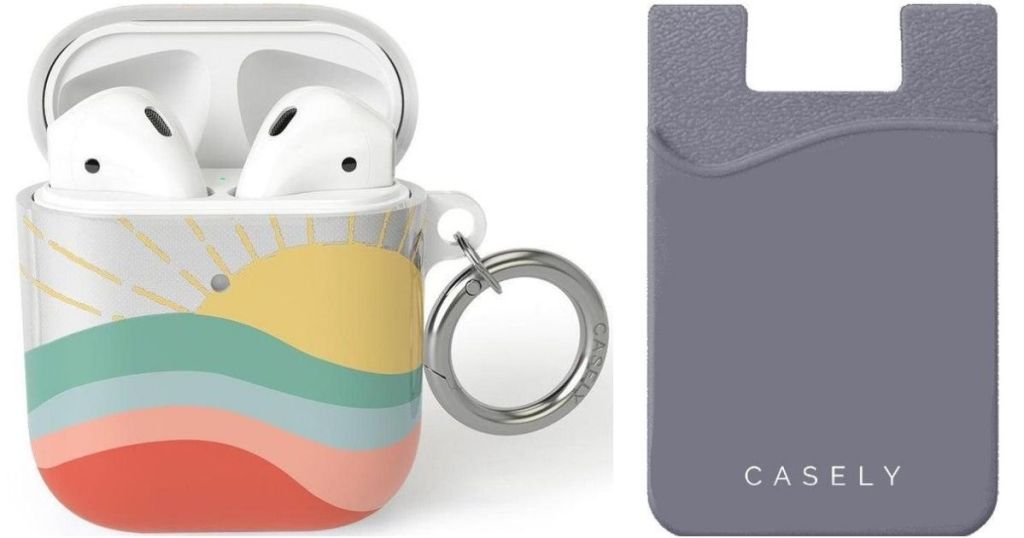 Casely airpod case and phone wallet