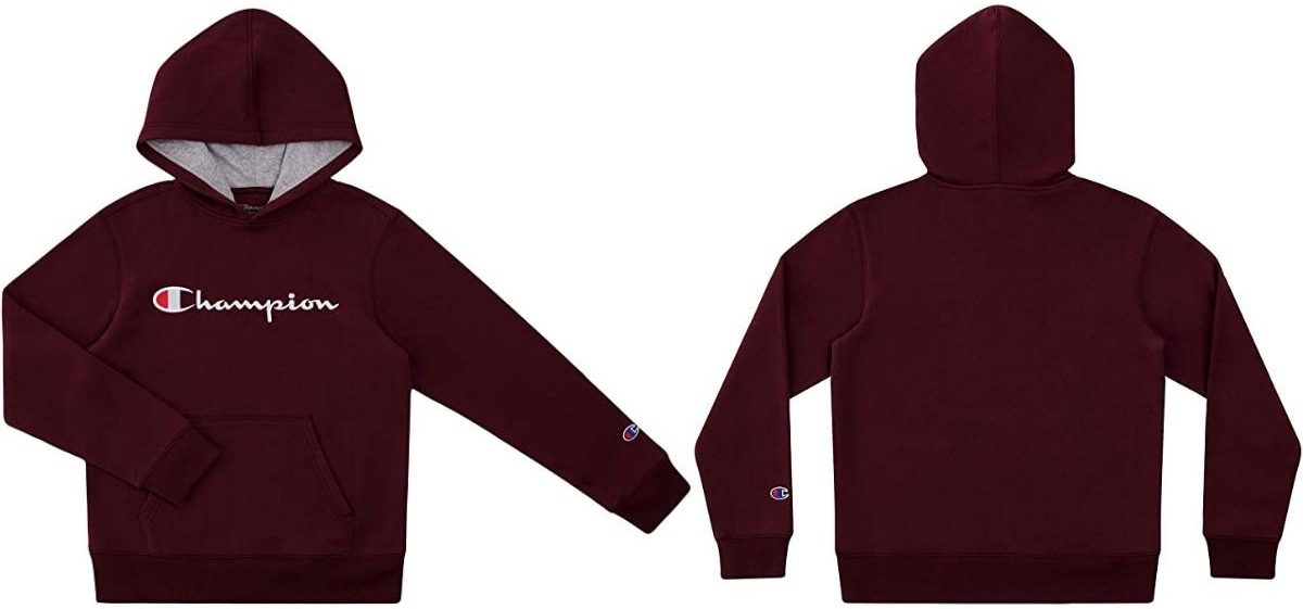 Champion Kids Boys and Girls Clothes Sweatshirt in Maroon