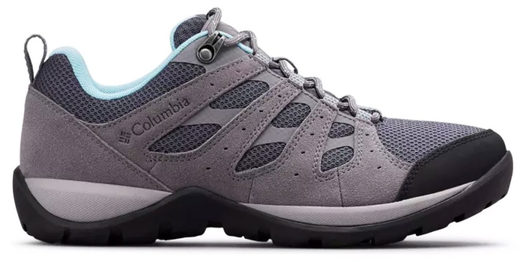 grey womens columbia hiking shoe