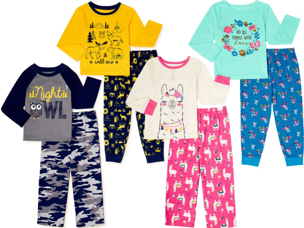 boy pajama sets and girls pajama set