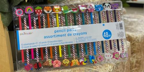 Creatology Pencil Party 48-Pack Just $3.99 on Michaels.com | Perfect for the Teal Pumpkin Project