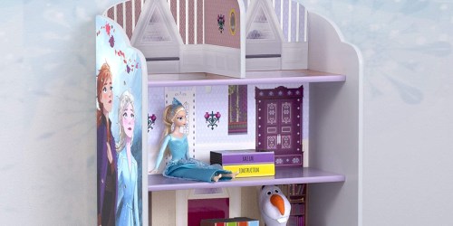 Frozen Wooden Bookcase Just $27 Shipped on Amazon (Regularly $55) | Doubles as a Playhouse!