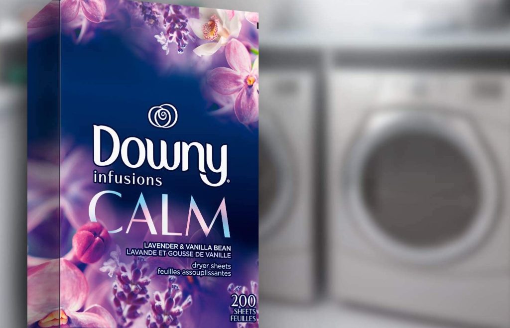 Downy Infusions Dryer Sheets Laundry Fabric Softener