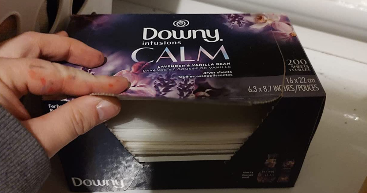 Downy Infusions Dryer Sheets Laundry Fabric Softener,