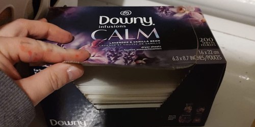 ** Downy Infusions Dryer Sheets 200-Count Just $6 Shipped on Amazon (Regularly $11)