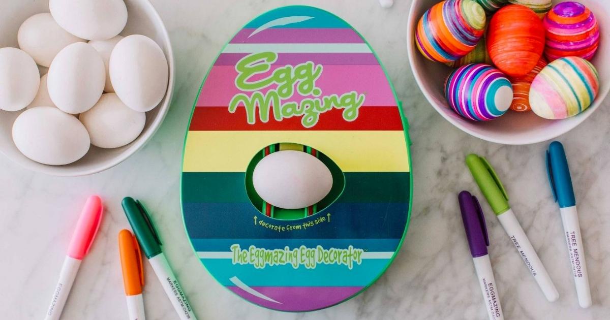 The Eggmazing Egg Spinner Decorator Kit