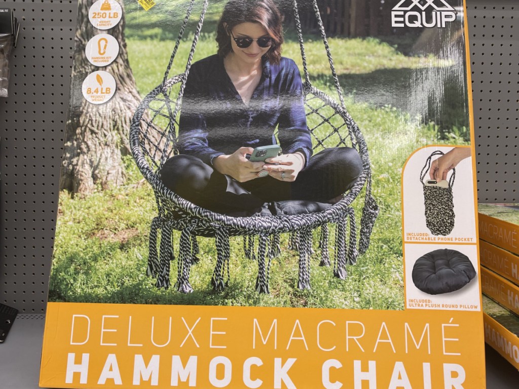 hanging hammock chair on clearance in store