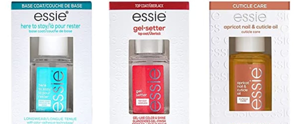 Essie Manicure Kit — 3 bottles in boxes 