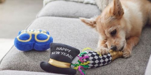 New Year’s Eve Cat & Dog Toys from $1.12 on Chewy.com (Regularly $7)