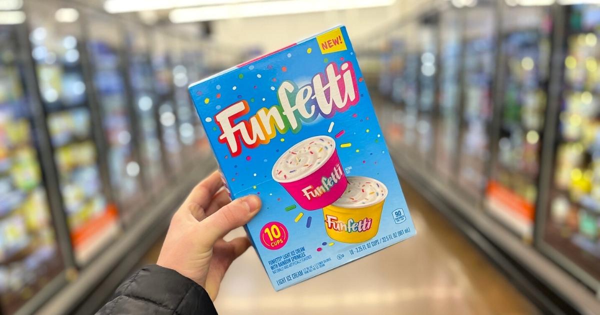 Funfetti Ice Cream 10-Count Box
