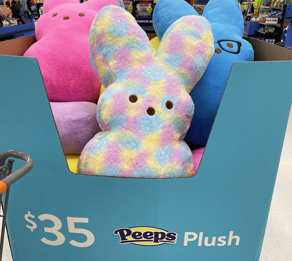 PEEPS Plush Easter Bunny Pink New 