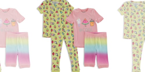 ** Girls 4-Piece Short Sleeve Pajama Set ONLY $4 on Walmart.com (Regularly $15)