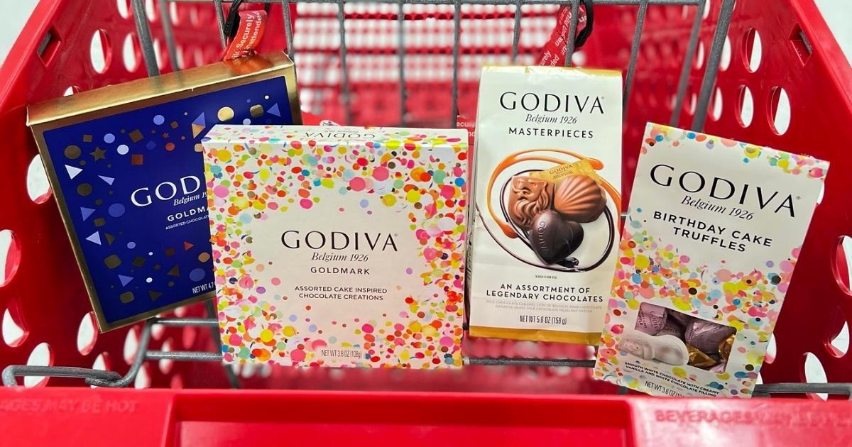 godiva chocolates in target shopping cart