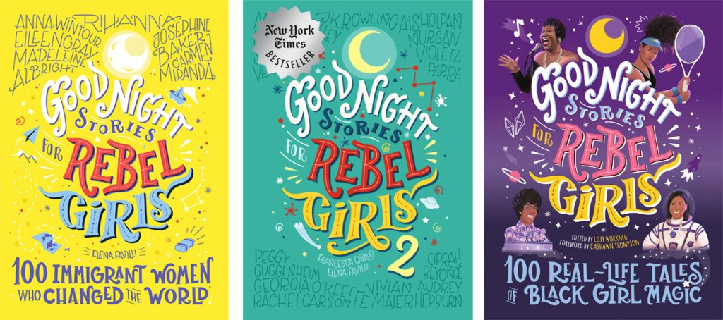 3 Good Night Stories for Rebel Girls books