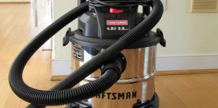 Craftsman Shop Vac w/ Accessories Only $39.98 Shipped on Lowes.com (Reg. $60)
