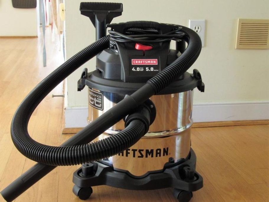 Craftsman Shop Vac w/ Accessories Only $39.98 Shipped on Lowes.com (Reg. $60)