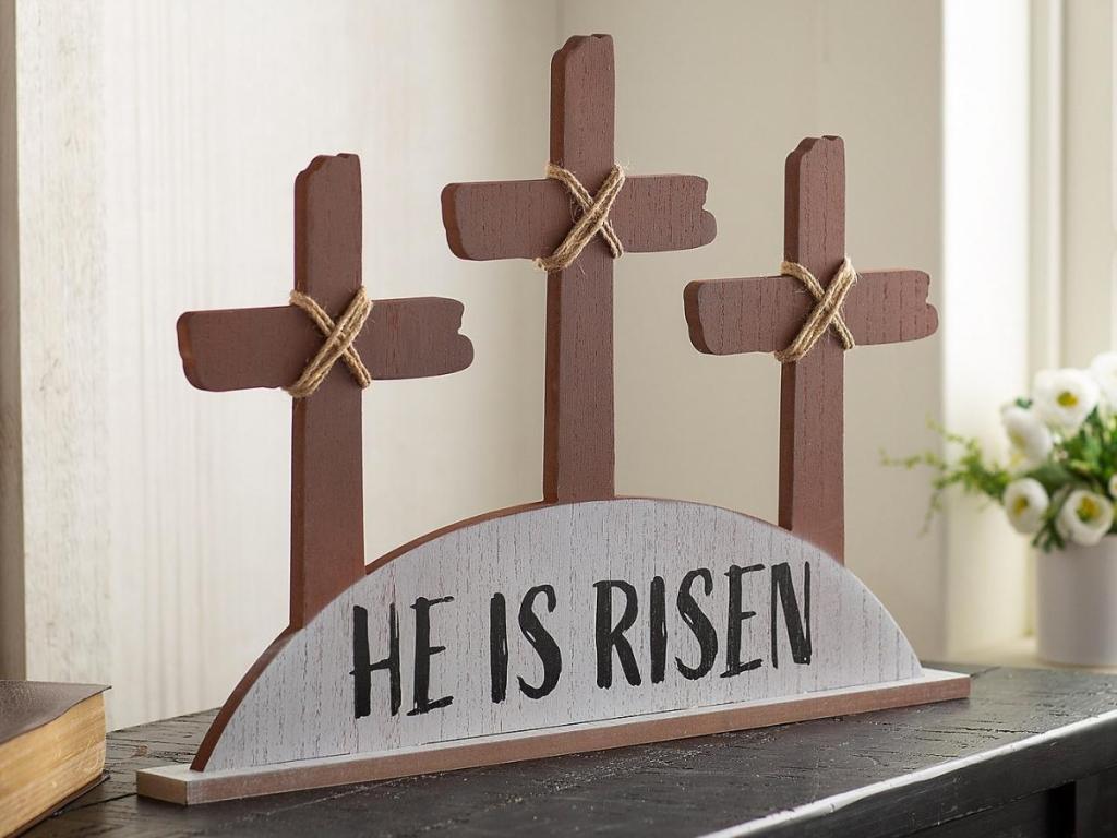 He is Risen Tabletop Decoration