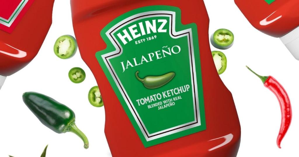 Heinz Ketchup with Jalapeno 14oz Bottle