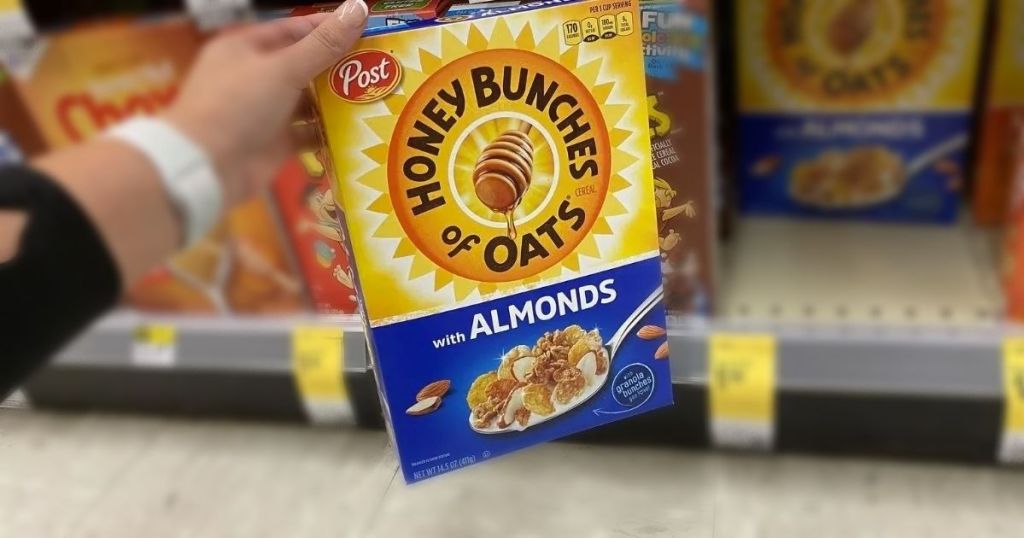 Post Honey Bunches of Oats Cereal with Almonds 18oz Box