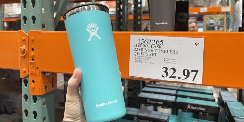 Hydro Flask 22oz Tumblers 2-Pack Only $32.97 at Costco | Just $16.48 Each