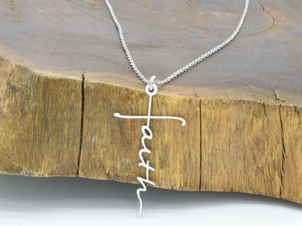 jane women's cross inspirational necklace