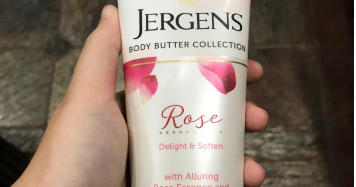 Jergens Rose Body Butter, 7 Fl Oz Lotion