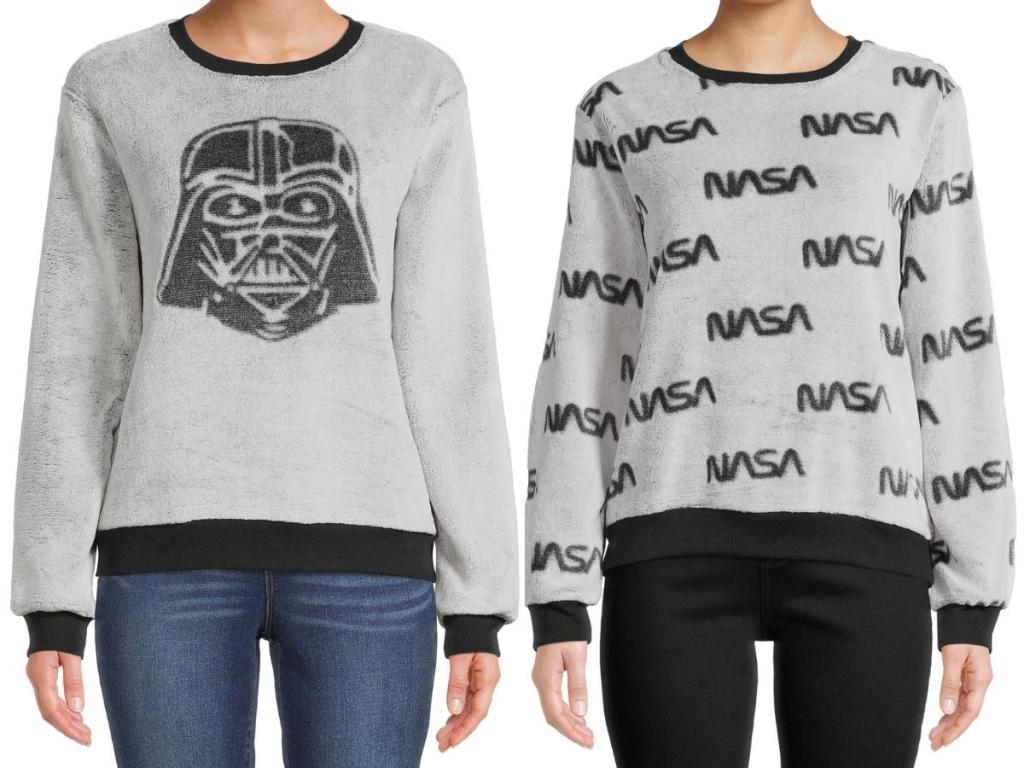 juniors licensed graphics star wars and nasa pullovers