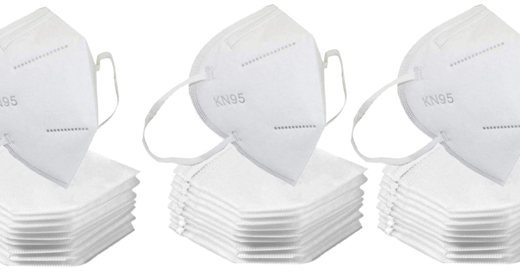 KN95 20-Pack Disposable Adult Face Masks