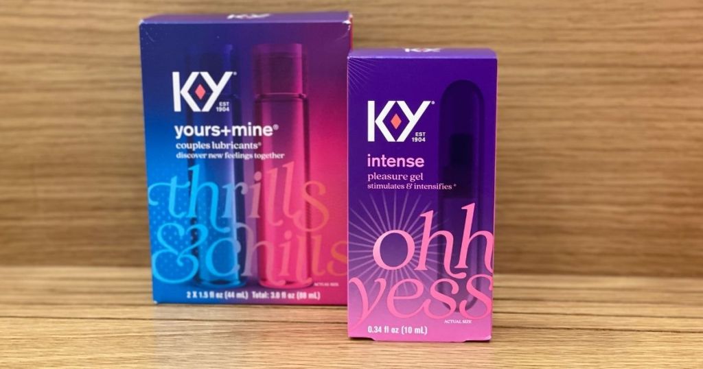 two boxes of K-Y