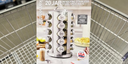 This 20-Jar Revolving Spice Rack is Possibly Just $14.97 at Costco (Regularly $33) | Great Gift Idea