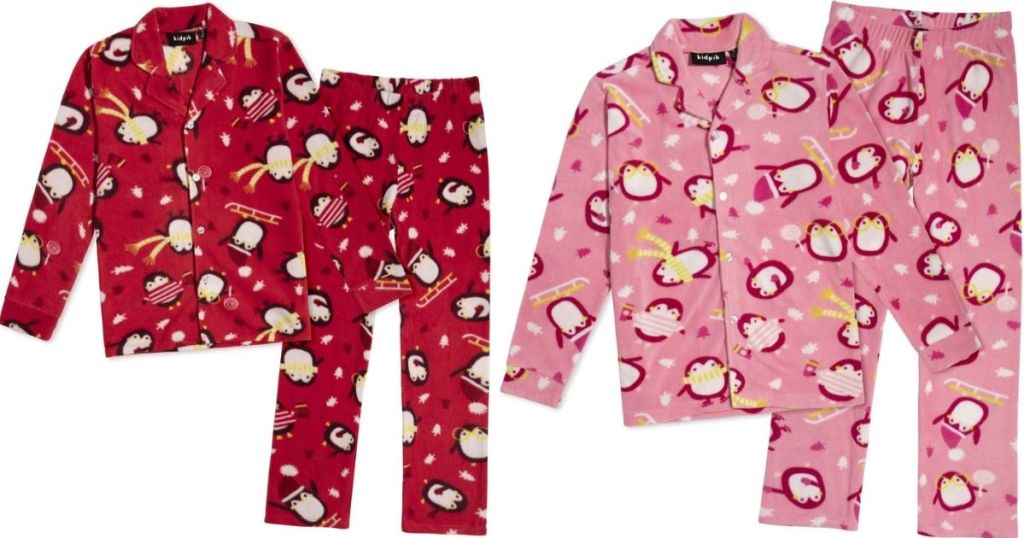 two sets of pajamas