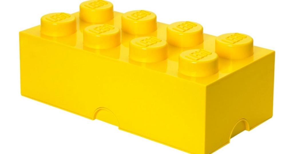 LEGO Storage Brick 8, Yellow