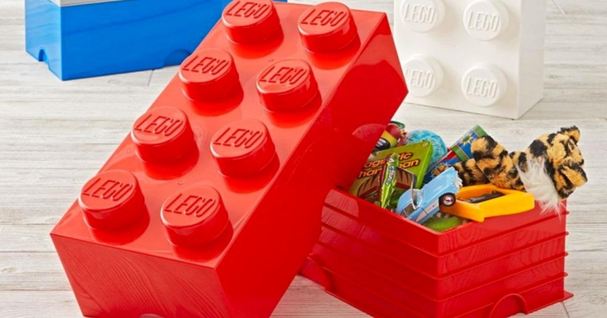 lego storage bricks with toys in it