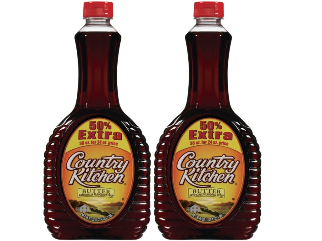 Log Cabin Country Kitchen Syrup, Butter, 36 Ounce