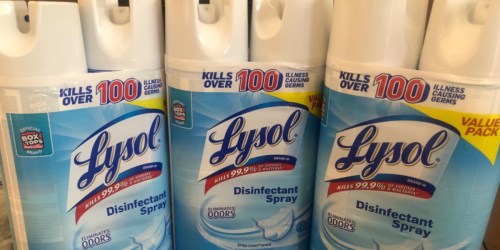 Lysol Disinfectant Spray 2-Pack Only $7.34 Shipped on Amazon